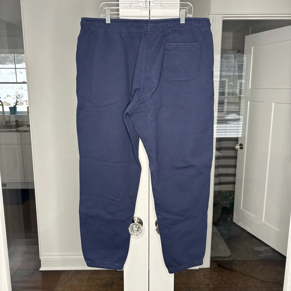 NWT J. Crew Tall Heritage 14 oz. Fleece Sweatpant Navy Blue